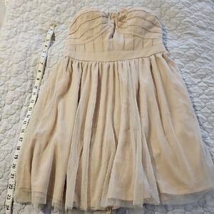 BCBG Generation Strapless Dress – Size Small, Nude